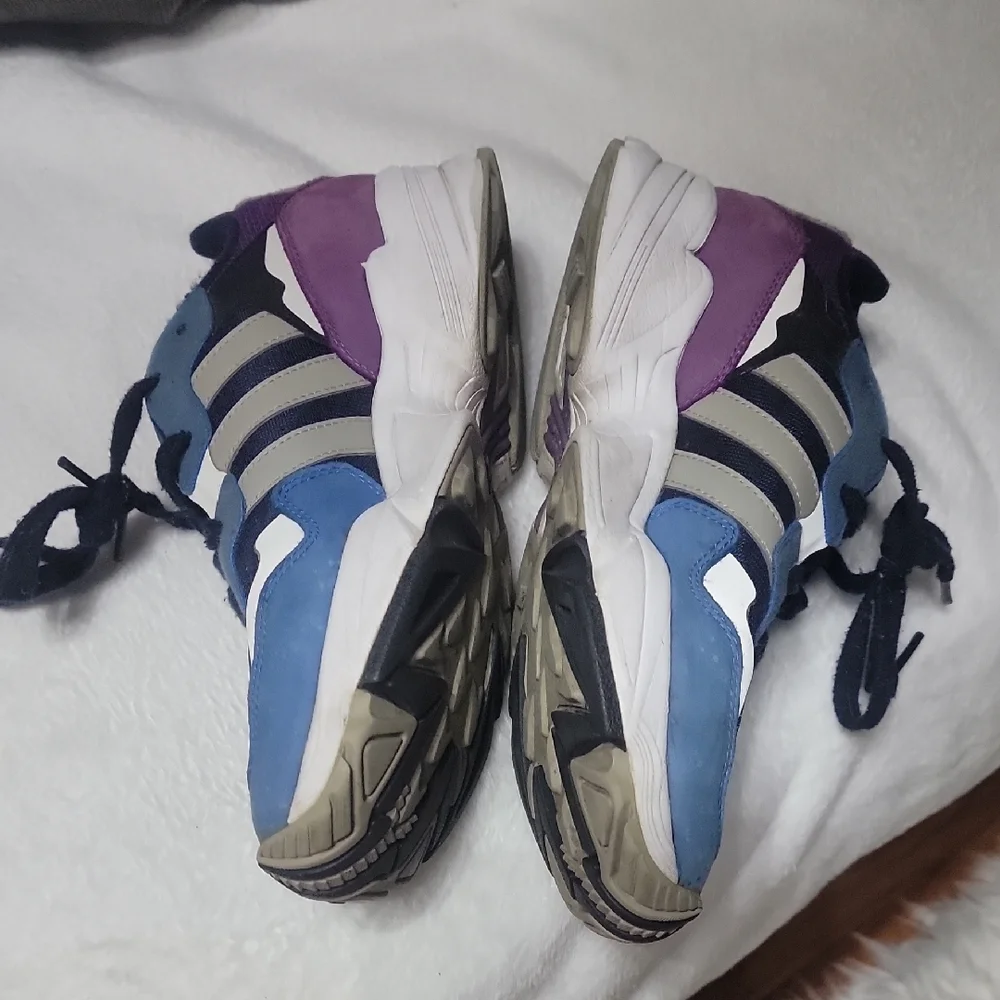 Adidas Size 8 Man Navy and Violet Sneakers Unesex - Picture 7 of 14